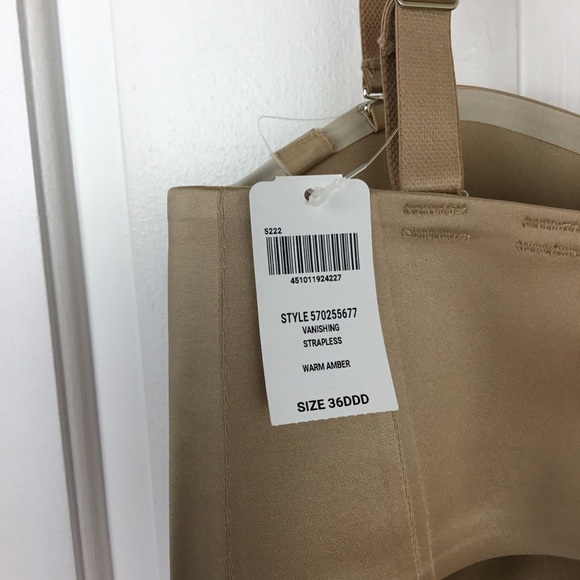 Soma Vanishing Back Multi-Way Strapless Bra NWT - Picture 3 of 5